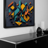 Design-Akustikbild | Unikat-Motive durch künstliche Intelligenz "Abstract“