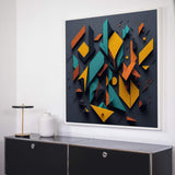 Design-Akustikbild | Unikat-Motive durch künstliche Intelligenz "Abstract“