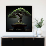 Design-Akustikbild | Unikat-Motive durch künstliche Intelligenz "Bonsai“