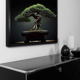 Design-Akustikbild | Unikat-Motive durch künstliche Intelligenz "Bonsai“