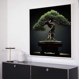 Design-Akustikbild | Unikat-Motive durch künstliche Intelligenz "Bonsai“