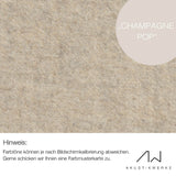 Lodenstoff (100% Schurwolle) für Decke & Wand | SOMARA "Champagne Pop"