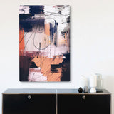 Rahmenloses Akustikbild Abstrakt | Magnitudo "Colorful Mess"