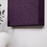 Detailaufnahme 100% Schurwolle in Creme – Akustikwerke Lodenstoff-Akustikpanel Textur und Oberfläche