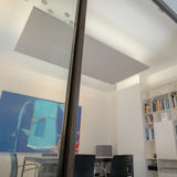 Akustikwerke Deckensegel mit Beleuchtung Lighting im quadratischem Format – Somara Lighting