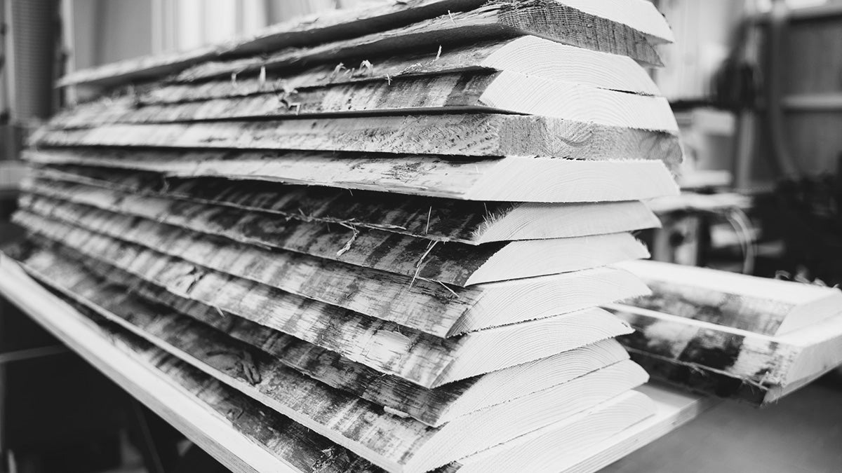 pieces of woods that manufactured in factory for frames