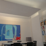 Akustikwerke Deckensegel mit Beleuchtung Lighting in modernem Raum – Schallabsorption, Design und Raumästhetik