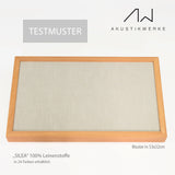 Akustikwerke Testmuster Silea-Serie – Stoff-Farbmuster, Oberfläche und Textureigenschaften