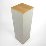 Akustiksäule 100% Schurwolle (Rückerstattung der „Kaution“) - Vollholzabdeckung Eiche geölt - 36x36x115cm