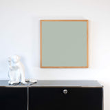 Akustikbild einfarbig Mintgrün | Silea "Inner Peace"