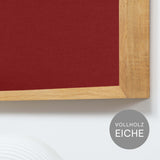 Akustikbild einfarbig Dunkelrot | Silea "Fierce Determination"