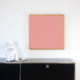 Akustikbild einfarbig Lachs | Silea "Precious Jewel"