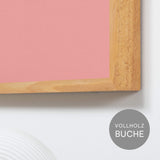 Akustikbild einfarbig Lachs | Silea "Precious Jewel"