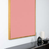 Akustikbild einfarbig Lachs | Silea "Precious Jewel"