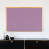 Akustikbild einfarbig rosa Leinenstoff | Silea "Touch Of Tulip"