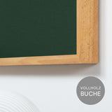 Akustikbild einfarbig Dunkelgrün | Silea "spirit of the forest"