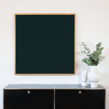 Akustikbild einfarbig Schwarzblau | SILEA "Almost Midnight"