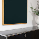 Akustikbild einfarbig Schwarzblau | SILEA "Almost Midnight"