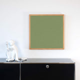 Akustikbild einfarbig Hellgrün | SILEA "In Full Bloom"