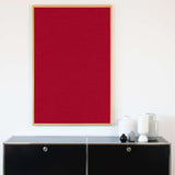 Akustikbild einfarbig Hellrot | Silea "Head Over Heels"