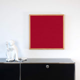 Akustikbild einfarbig Hellrot | Silea "Head Over Heels"