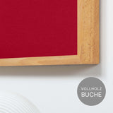 Akustikbild einfarbig Hellrot | Silea "Head Over Heels"