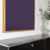 Akustikbild einfarbig Lila | Silea "Luscious Landscape"