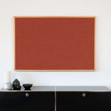 Akustikbild einfarbig Orange | Silea "Hue of Coziness"