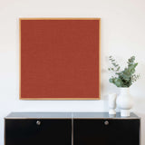 Akustikbild einfarbig Orange | Silea "Hue of Coziness"