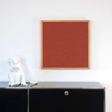 Akustikbild einfarbig Orange | Silea "Hue of Coziness"