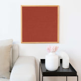 Akustikbild einfarbig Orange | Silea "Hue of Coziness"