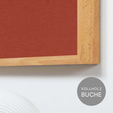 Akustikbild einfarbig Orange | Silea "Hue of Coziness"