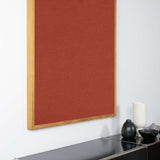 Akustikbild einfarbig Orange | Silea "Hue of Coziness"