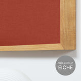 Akustikbild einfarbig Orange | Silea "Hue of Coziness"