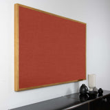 Akustikbild einfarbig Orange | Silea "Hue of Coziness"