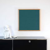 Akustikbild einfarbig Petrol | Silea "Essence Of Growth"