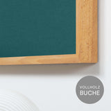 Akustikbild einfarbig Petrol | Silea "Essence Of Growth"