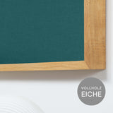 Akustikbild einfarbig Petrol | Silea "Essence Of Growth"