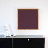 Akustikbild einfarbig Bordeaux | Silea "Elusive Cologne"