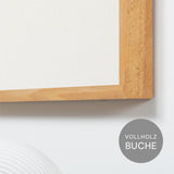 Akustikbild einfarbig Weiß | Silea "Clean Conscience"