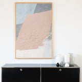 Akustikbild "Lullaby" der Serie Magnitudo in Hochformat und mit hellem Vollzrahmen in frontaler Ansicht