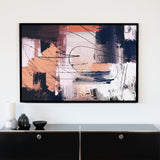 Farbiges Akustikbild im Querformat