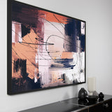 Farbiges Akustikbild im Querformat