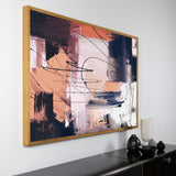 Farbiges Akustikbild im Querformat