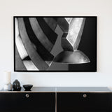 Akustikbild Schwarz Weiss