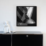 Akustikbild Schwarz Weiss