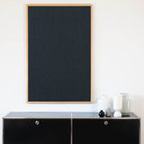 Akustikbild einfarbig Anthrazit | Silea "Sheer Opacity"