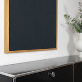 Akustikbild einfarbig Anthrazit | Silea "Sheer Opacity"