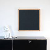 Akustikbild einfarbig Anthrazit | Silea "Sheer Opacity"