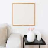 Akustikbild einfarbig Weiß | Silea "Clean Conscience"